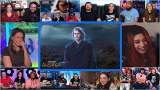 Youtubers React To Anakin Skywalker Cameo  AHSOKA Ep8 Ahsoka amp Sabine Sense Anakin Reaction Mashup [upl. by Nosnehpets299]