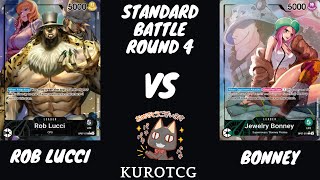 OP08 Lucci vs Bonney Tabletop Tavern Locals Round 4 One Piece TCG POV [upl. by Ewnihc]