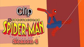 The Spectacular SpiderMan Season 4 Episode 1  Clip Stick Nodes [upl. by Ajssatsan]