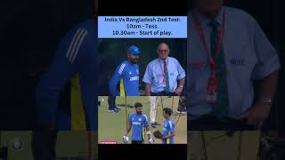 India Vs Bangladesh 2nd Test  Match Day Highlights  Toss amp Start of Play [upl. by Aurie976]