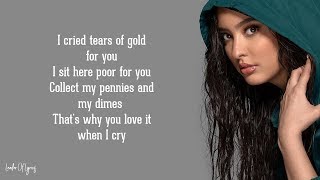 Faouzia  Tears of Gold Lyrics [upl. by Snah839]