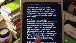 Listen to Kindle ebooks on IPhone and iPad via Voiceover Accessibility [upl. by Leifeste608]