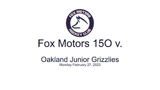 Fox Motors v Oakland Junior Grizzlies [upl. by Red]