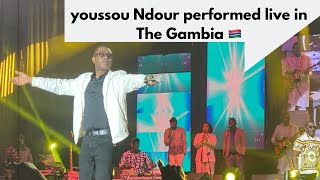 Youssou Ndour performing in The Gambia Traffic light [upl. by Benny]