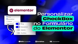 Transformando Checkbox em Switch Personalizado nos Formulários do WordPress com Elementor [upl. by Michaella]