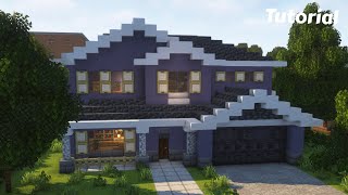 Minecraft Suburban House Tutorial 13 [upl. by Drewett]