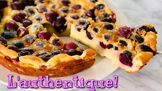 L’AUTHENTIQUE RECETTE DU CLAFOUTIS AUX CERISES MOELLEUX🍒 Facile et Rapide Deli Cuisine [upl. by Aehsat]