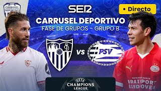 🏆⚽️ SEVILLA FC vs PSV EINDHOVEN  Fase de Grupos UEFA Champions League EN DIRECTO [upl. by Icak542]