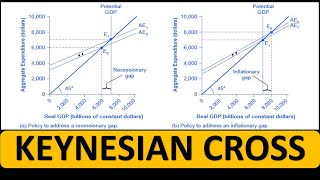 THE CONCEPT OF KEYNESIAN CROSS [upl. by Aikemal]