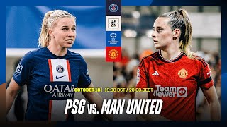 Paris SaintGermain vs Manchester United  UWCL Playoff Round 2nd leg Full Match [upl. by Enoj]