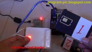 USB Smart Card Reader on Omron PLC USB using Raspberry Pi [upl. by Diamante]