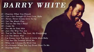 Barry White Greatest Hits  The Best Of Barry White Full Album 2022 [upl. by Brandt]