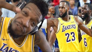 LAKERS ARE WINNING THE FINALS WARRIORS vs LAKERS HIGHLIGHTS REACTION [upl. by Darahs]