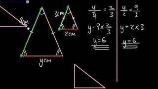 91 GCSE Maths  Similar Triangles and Similar 2D Shapes [upl. by Bindman700]