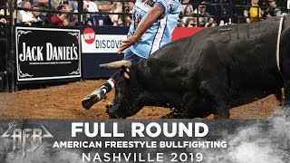 FULL ROUND American Freestyle Bull Fighters  Nashville 2019 [upl. by Olenka]