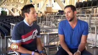 ET Canada Zachary Levi On His Secret Marriage To Missy Peregrym [upl. by Yannodrahc]