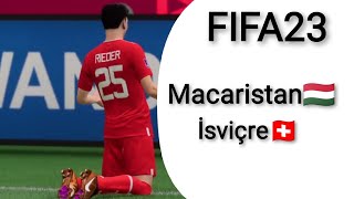 EURO2024  Macaristan  İsviçre FIFA23 [upl. by Riek]