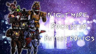 Speed Edit  FNAF  Making Nightmare Rockstar Animatronics [upl. by Hedvah112]