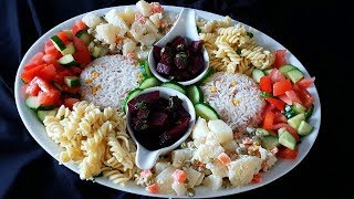 سلطة راقية للضيوف سريعة واقتصادية  Salade Marocaine [upl. by Aititel533]