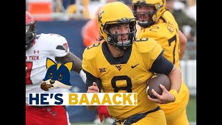 Nicco Marchiol is back and more for WVU Football [upl. by Nnairet313]