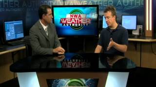 Reed Timmer Interview at KNWA and FOX 24 [upl. by Ahsimit]