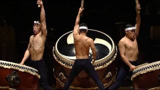 Kodo  quotODaikoquot  HD japanese drummers  Taiko  tambours géants Japon [upl. by Colin]