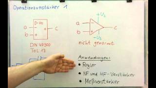 Elektronik  OPV 1  Was ist ein Operationsverstärker [upl. by Eiramadnil]