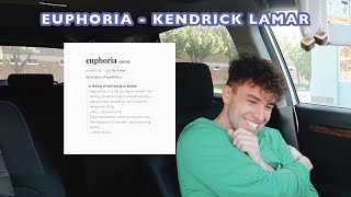 KENDRICK LAMAR quotEUPHORIAquot REACTION [upl. by Ylas]