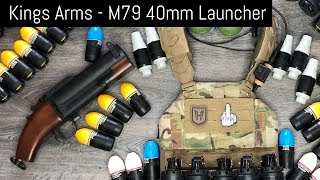 Kings Arms  M79 Airsoft Grenade Launcher [upl. by Kosel]