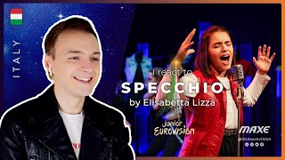 I react to ITALY quotSpecchioquot by Elisabetta Lizza  Junior Eurovision 2021  MAXE [upl. by Kabab]