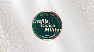 Desfile Cívico Militar desde el Centro Histórico de la Ciudad de México [upl. by Desiri]