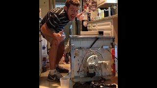 Frigidaire Dishwasher Water not Draining  Troubleshooting and Repair [upl. by Amabelle275]