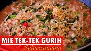 Resep dan Cara Membuat Mie Tek Tek Rumahan Indonesia Recipe [upl. by Verda]