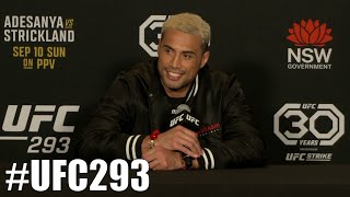 UFC 293 Carlos Ulberg on Fighting Da Woon Jung [upl. by Zach526]