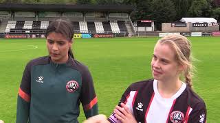 Maidenhead Utd Women 14 Plymouth Argyle Women  Natasha amp Amelie Mayani Interview  29th Sept 2024 [upl. by Abeh]