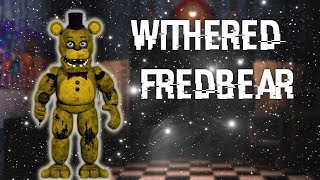 FNAF  Speed Edit Making Withered Fredbear [upl. by Ardnasal753]