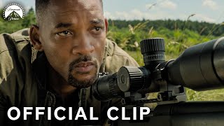 Gemini Man  Will Smith Snipes a Man on Moving Train  Paramount Movies [upl. by Ynehpets9]