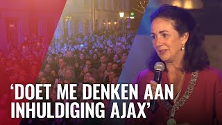 Halsema krijgt applaus én boegeroep in Weesp [upl. by Misa]