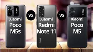 Xiaomi Poco M5s Vs Redmi Note 11 Vs Poco M5  Los 3 celulares de Xiaomi más populares del mercado [upl. by Louls475]