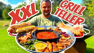 ICH GRILLE ALLES von Kaufland  TOP 10 Grillprodukte zum XXL GRILLTELLER  Klaus grillt [upl. by Douglass18]