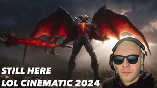 ¡REACCIONO A LA NUEVA CINEMATICA DEL LOL “Sigo aquí”  TEMPORADA 2024 ❄️  STILL HERE  R3VOL [upl. by Firestone]