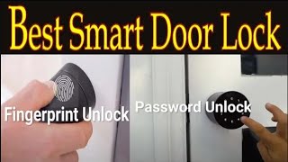 Smart door lock  S1 Smart Lock  best smart door lock  visit With Asghar [upl. by Aicilif506]