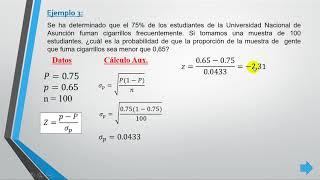 Distribución muestral de proporciones [upl. by Wolfe]