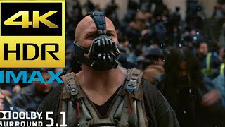 Batman Vs Bane Final Fight Scene in IMAX  The Dark Knight Rises 2012 Movie Clip 4K HDR [upl. by Ellemaj]