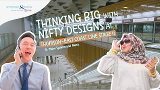 Thinking big with nifty designs at the ThomsonEast Coast Line 4 TEL4 🤎🚆🏗️ [upl. by Stoller948]