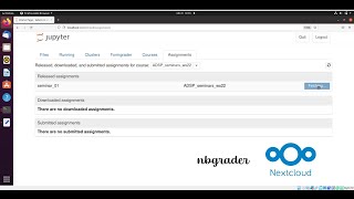 Configuring NBGrader to use a Nextcloud Exchange Folder [upl. by Teyugn544]