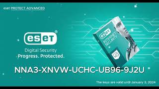 ESET NOD32 ANTIVIRUS Free Trial License activation key for 30 days  December 03 2023 [upl. by Arutak]