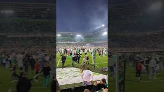 FC Groningen  Roda JC 100524 Promotie Eredivisie Pitch Invasion Sfeeractie Ultras Noordzijde NL [upl. by Adnicaj]