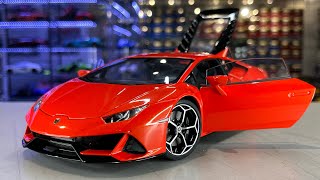 AUTOart LAMBORGHINI HURACAN EVO ARANCIO XANTO 79214 [upl. by Atirres63]