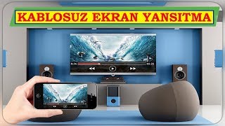 KABLOSUZ EKRAN YANSITMA  Telefon Ekranını Tvye Yansıtın [upl. by Siseneg683]